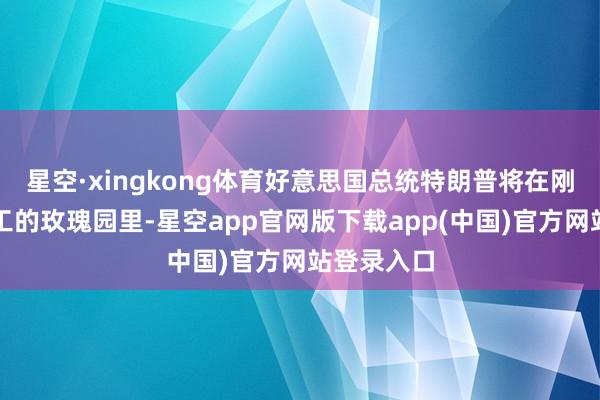 星空·xingkong体育好意思国总统特朗普将在刚刚翻修完工的玫瑰园里-星空app官网版下载app(中国)官方网站登录入口
